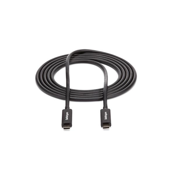 Startech Thunderbolt 3 - cable, 40 Gbit/s, 2 m, Black