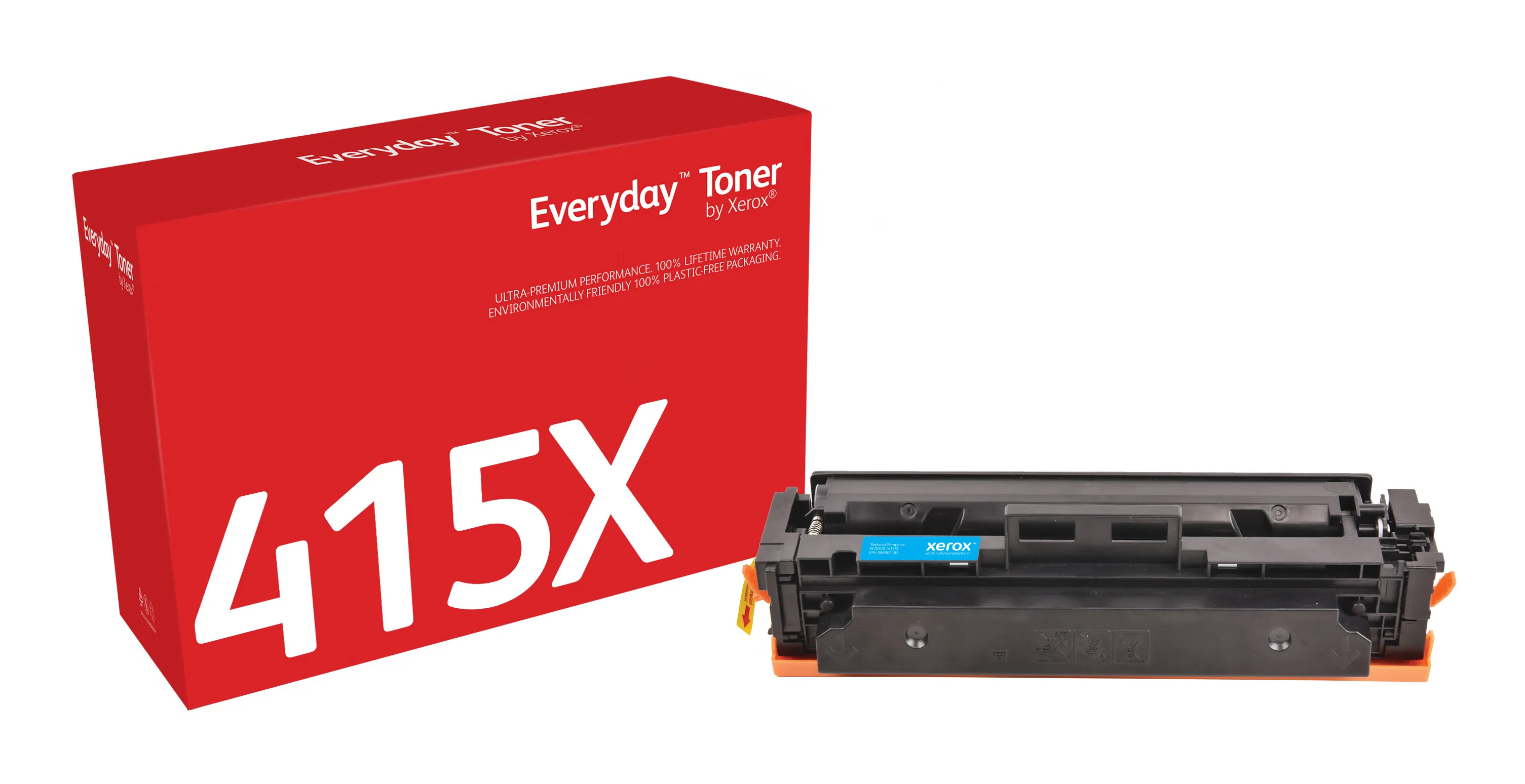 (L&ouml;yt&ouml;nurkka) Xerox Everyday Toner Cyan V&auml;rikasetti HP 414X High Capacity