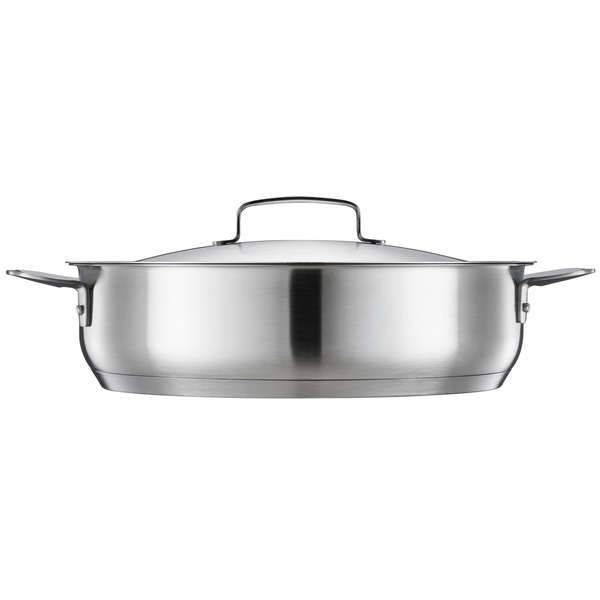 Fiskars All Steel - ovenproof pan with lid, 28cm