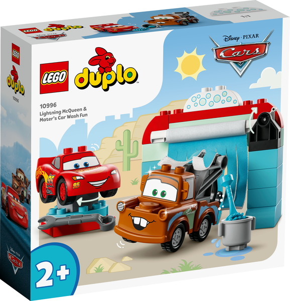 Lego Duplo Lightning McQueen and Mater at the Car Wash 10996