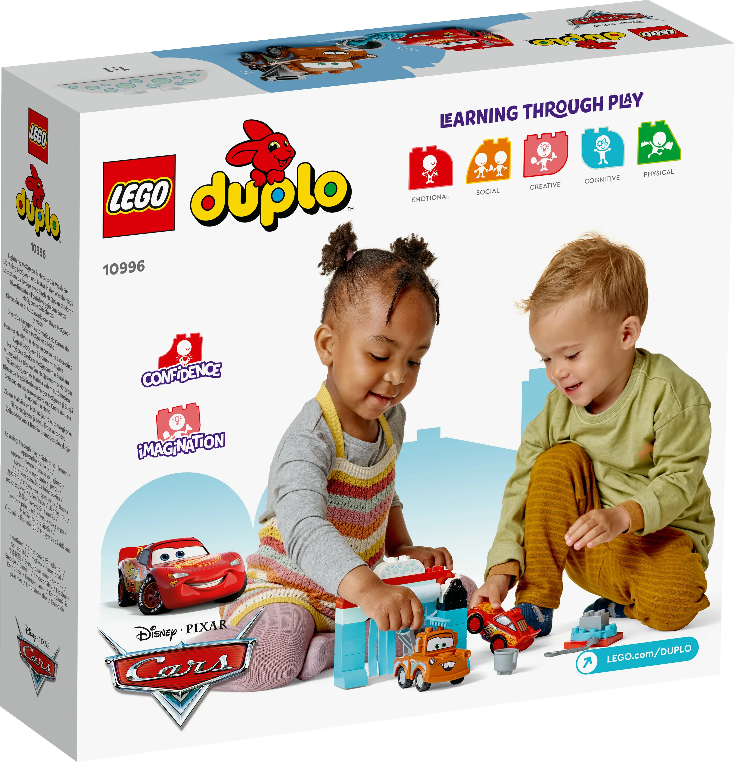 Lego Duplo Lightning McQueen and Mater at the Car Wash 10996