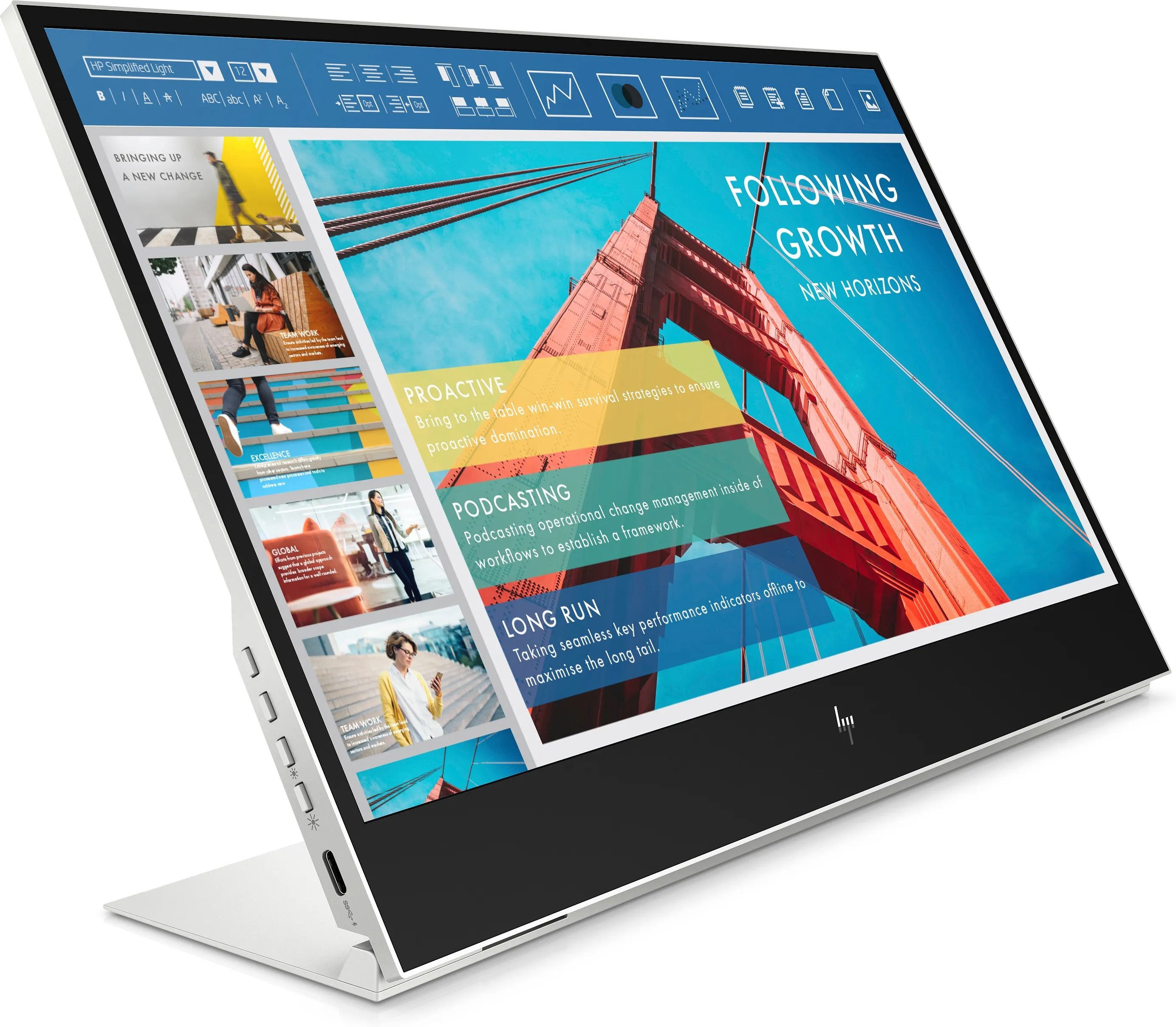 HP E14 G4 14" Full HD, IPS Portable Monitor with USB-C hub