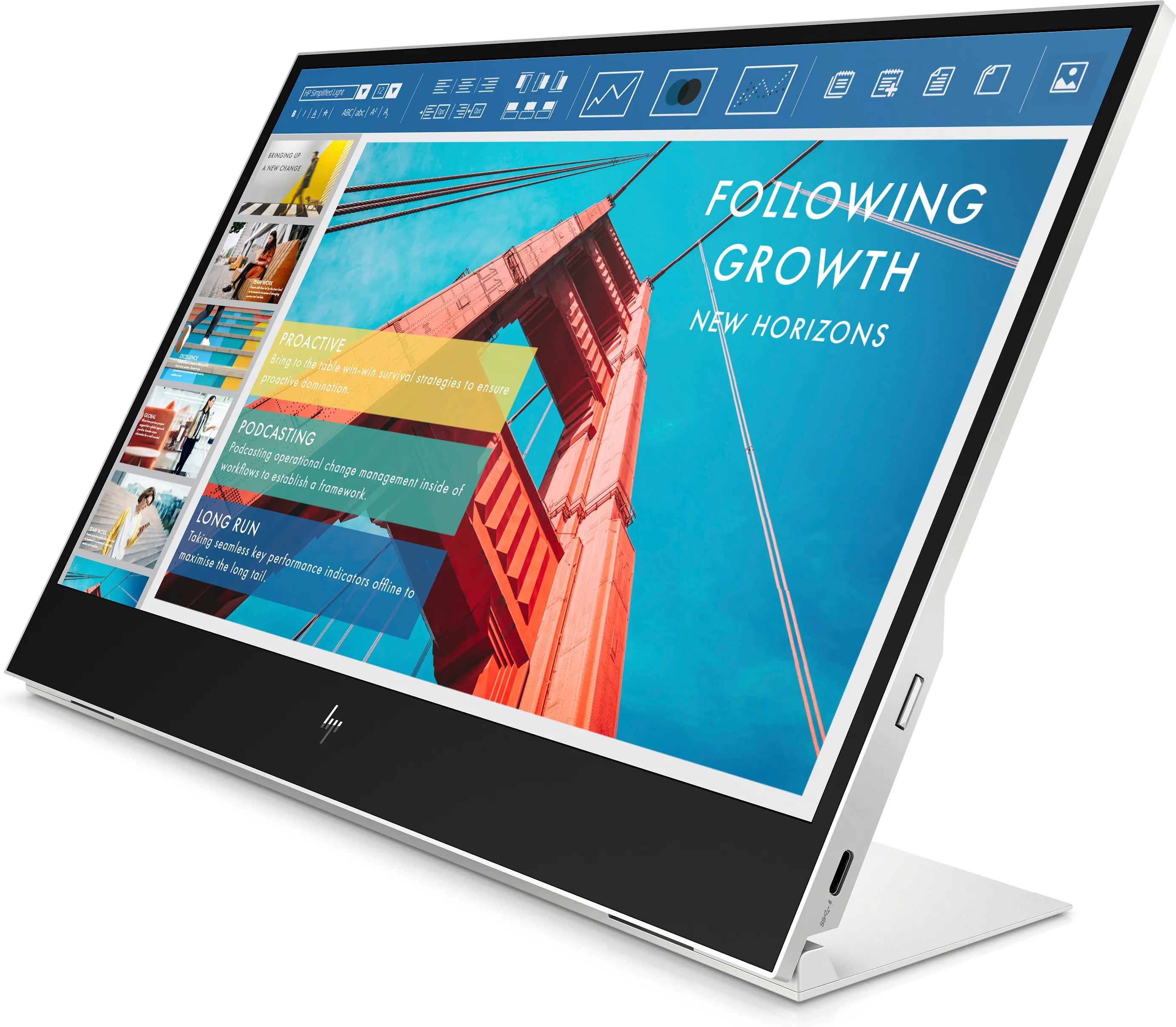 HP E14 G4 14" Full HD, IPS Portable Monitor with USB-C hub