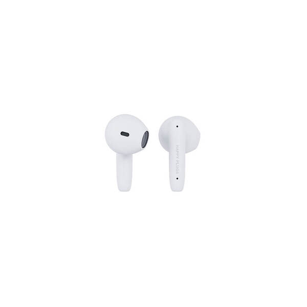 Happy Plugs Joy Lite -langattomat nappikuulokkeet, valkoinen