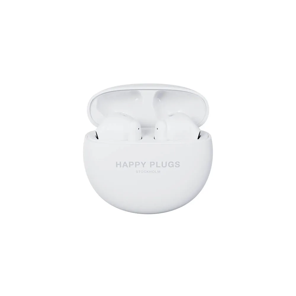 Happy Plugs Joy Lite Wireless Earbuds, White