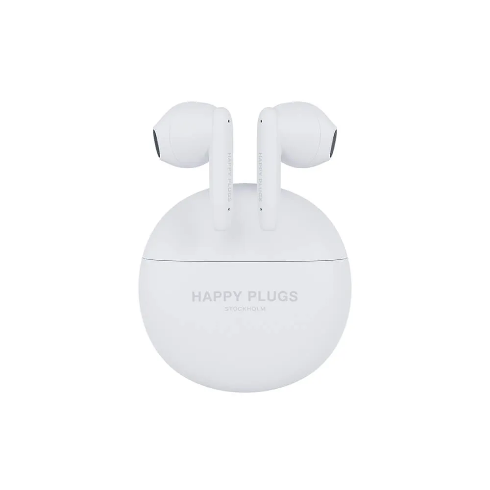 Happy Plugs Joy Lite Wireless Earbuds, White