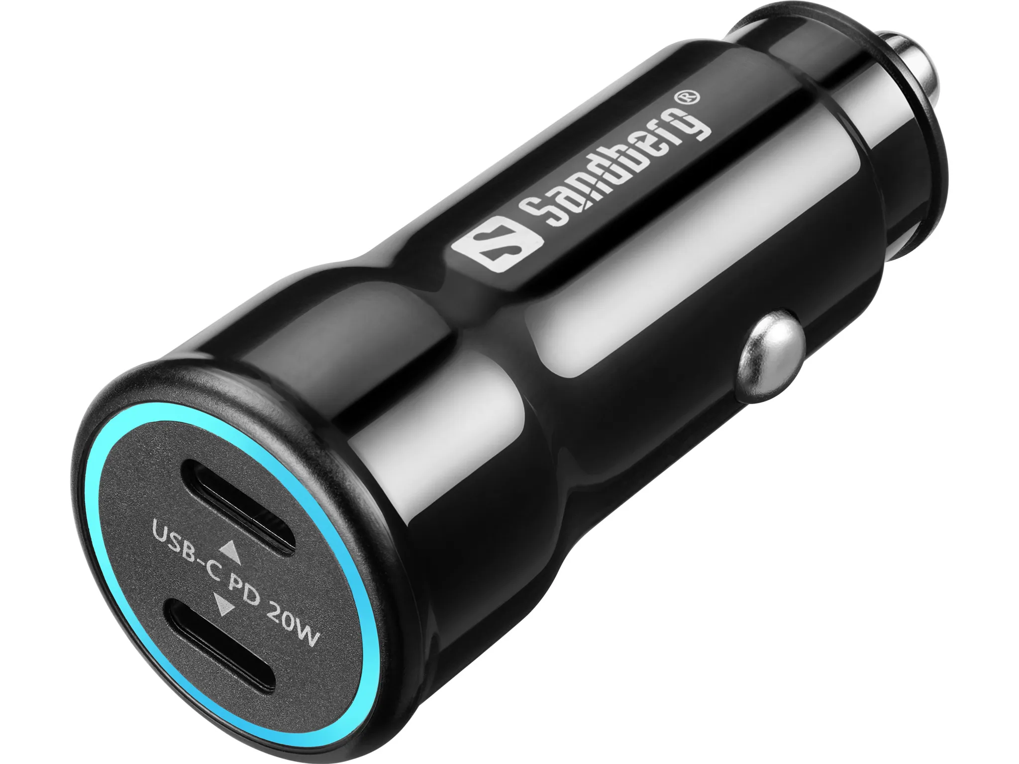 SANDBERG 2 x USB-C, 40W, PD 40W - billaddarer