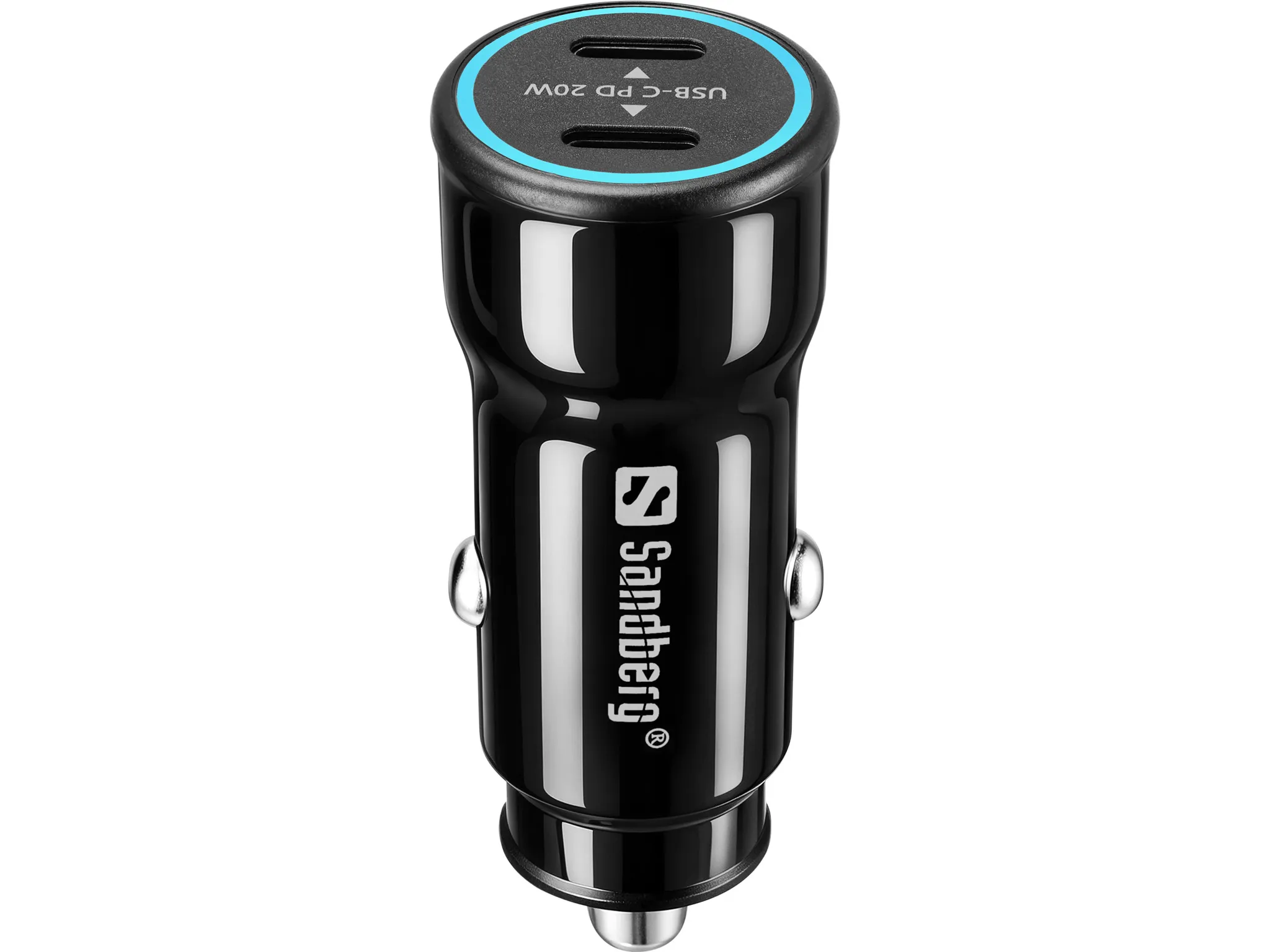 SANDBERG 2 x USB-C, 40W, PD 40W - billaddarer