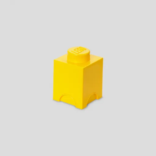 Room Copenhagen LEGO Storage Brick 1 yellow - RC40011732