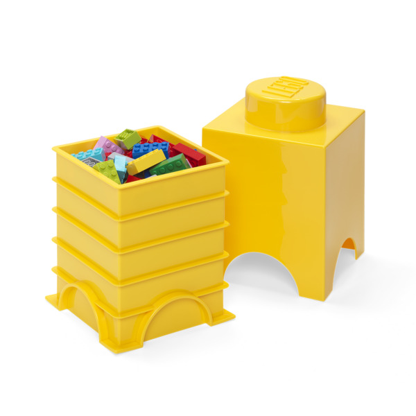 Room Copenhagen LEGO Storage Brick 1 yellow - RC40011732