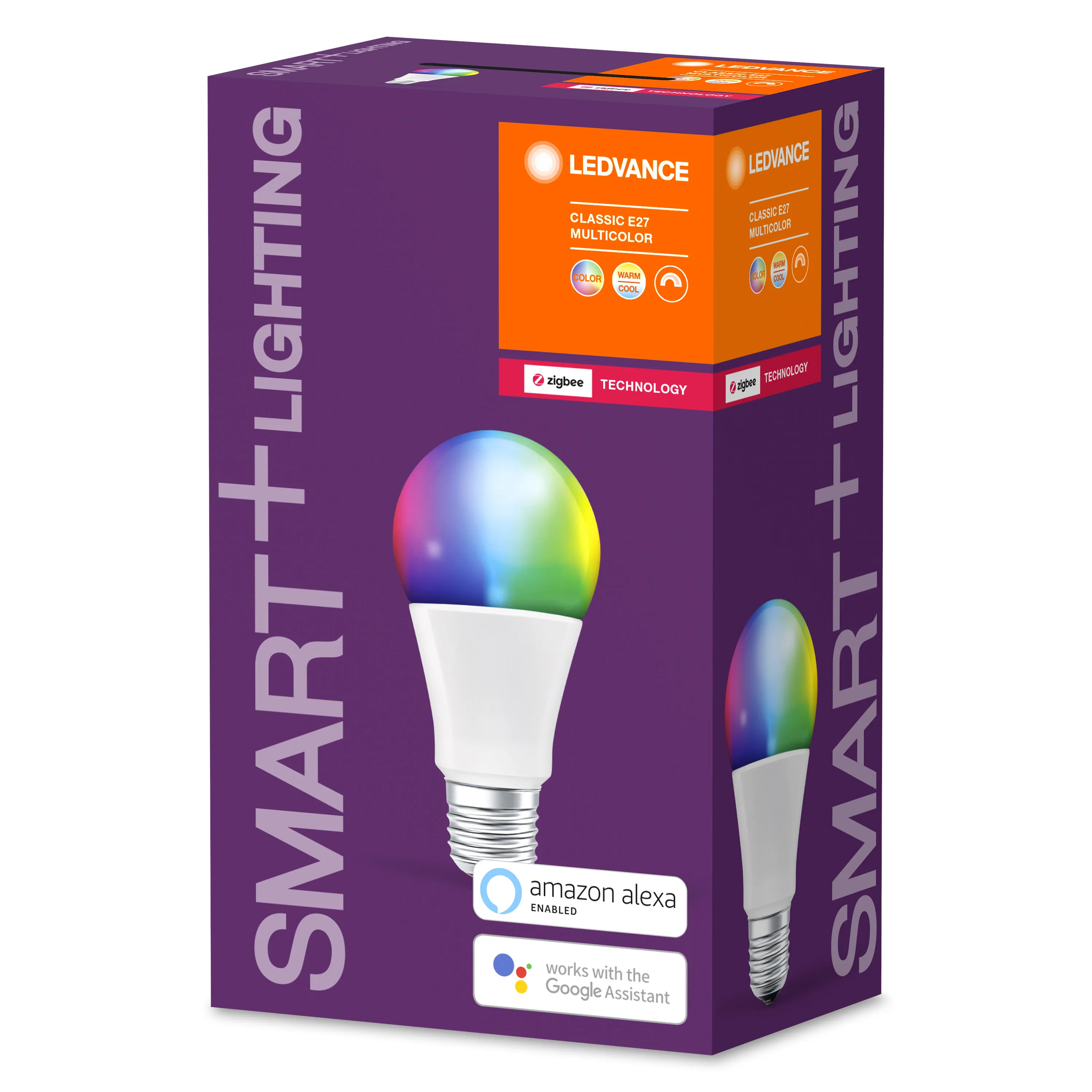 Ledvance Smart+ Classic Multicolour RGB, ZigBee - smart ljusk&auml;lla,  E27, 10W