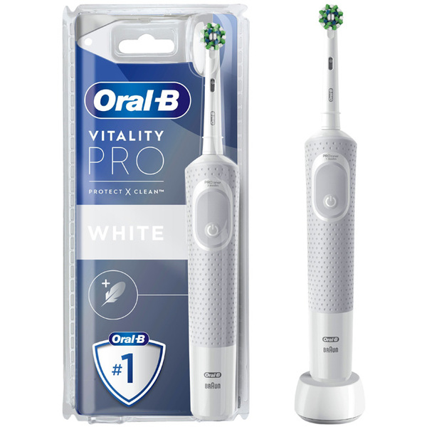 Oral-B Vitality Pro -s&auml;hk&ouml;hammasharja, valkoinen