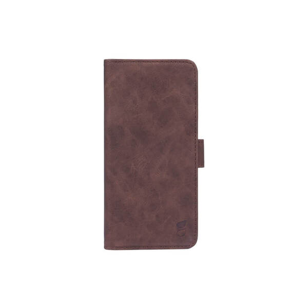 GEAR Wallet, Galaxy A22 5G - pl&aring;nboksfodral, Brun