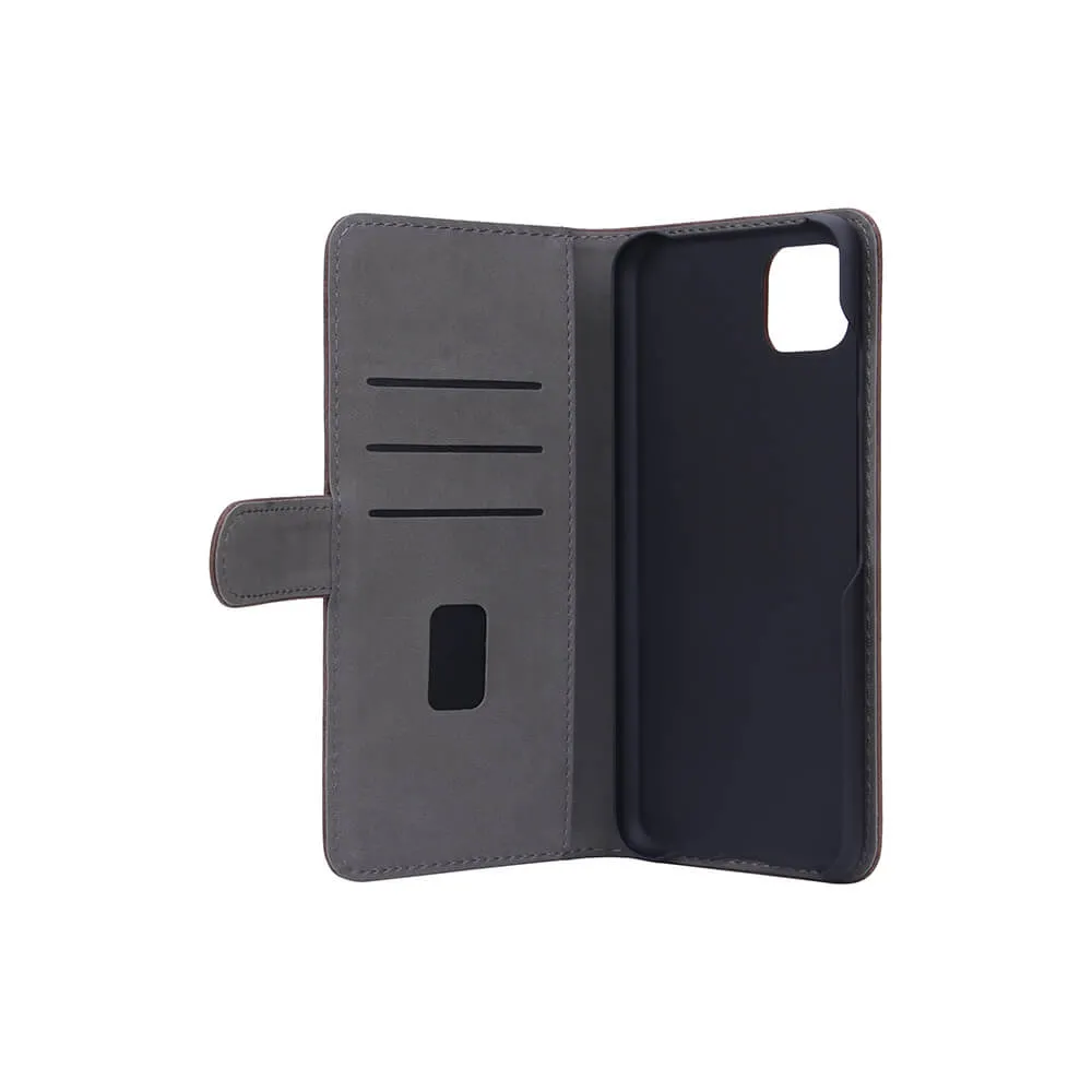 GEAR Wallet, Galaxy A22 5G - pl&aring;nboksfodral, Brun