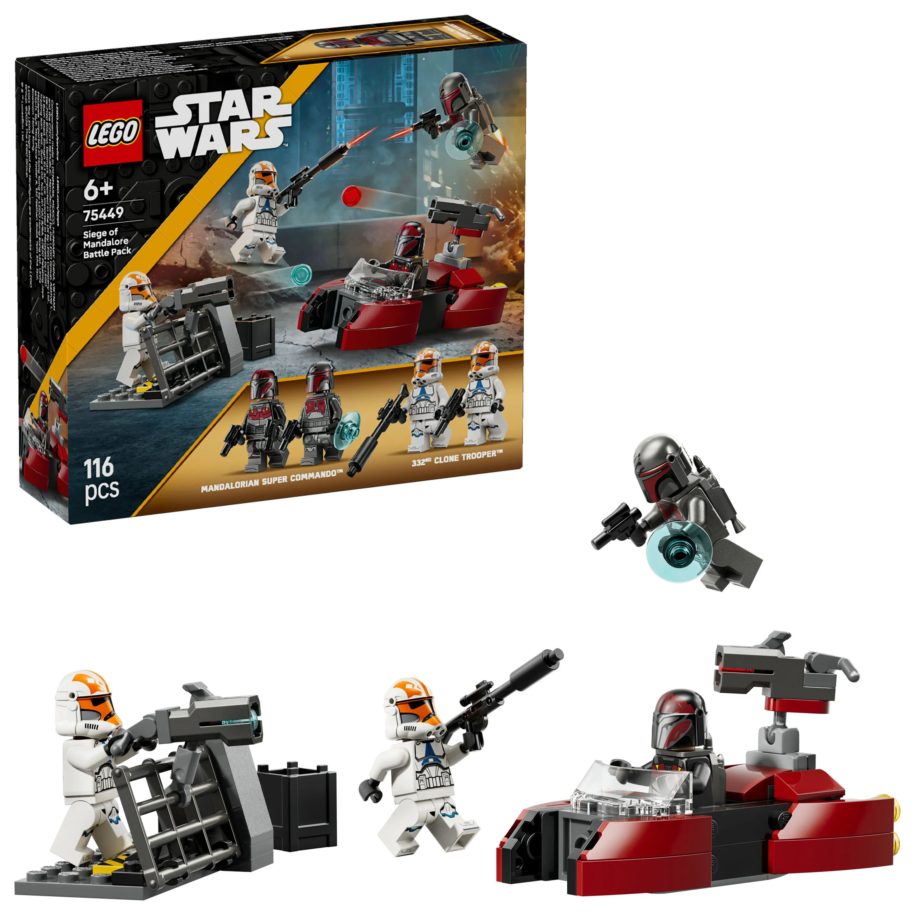 LEGO Star Wars Mandaloren piiritys -taistelupakkaus 75449