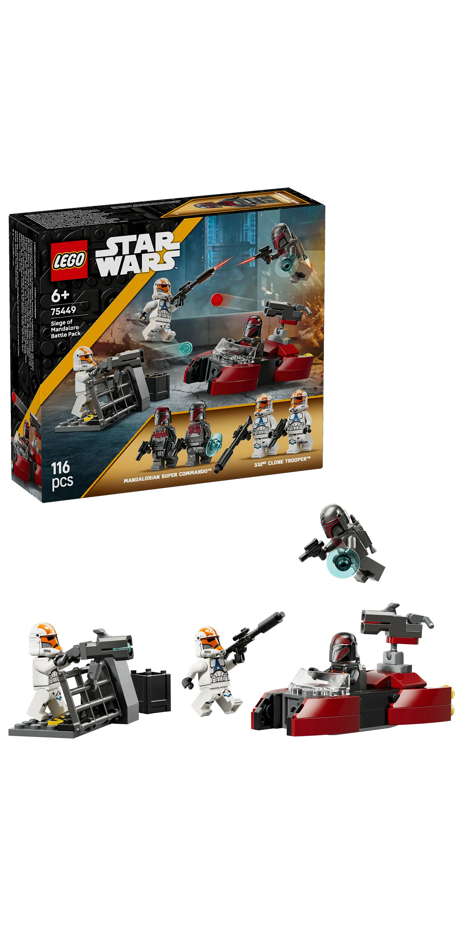 LEGO Star Wars Mandaloren piiritys -taistelupakkaus 75449