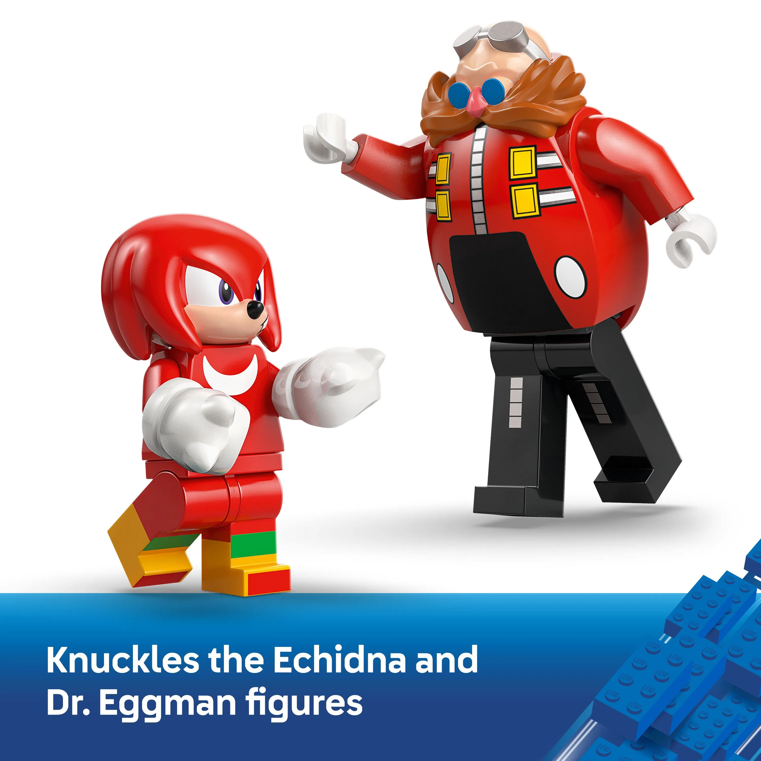 LEGO Sonic the Hedgehog Knuckles mot Dr. Eggman och Egg Crusher-robot 77005