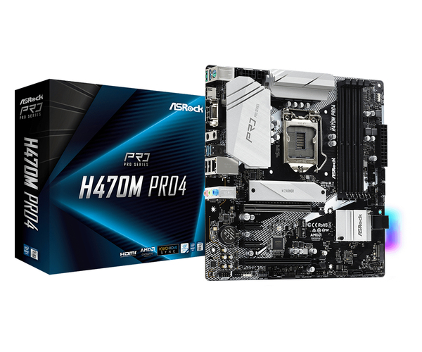 ASRock H470M Pro4 mATX - motherboard