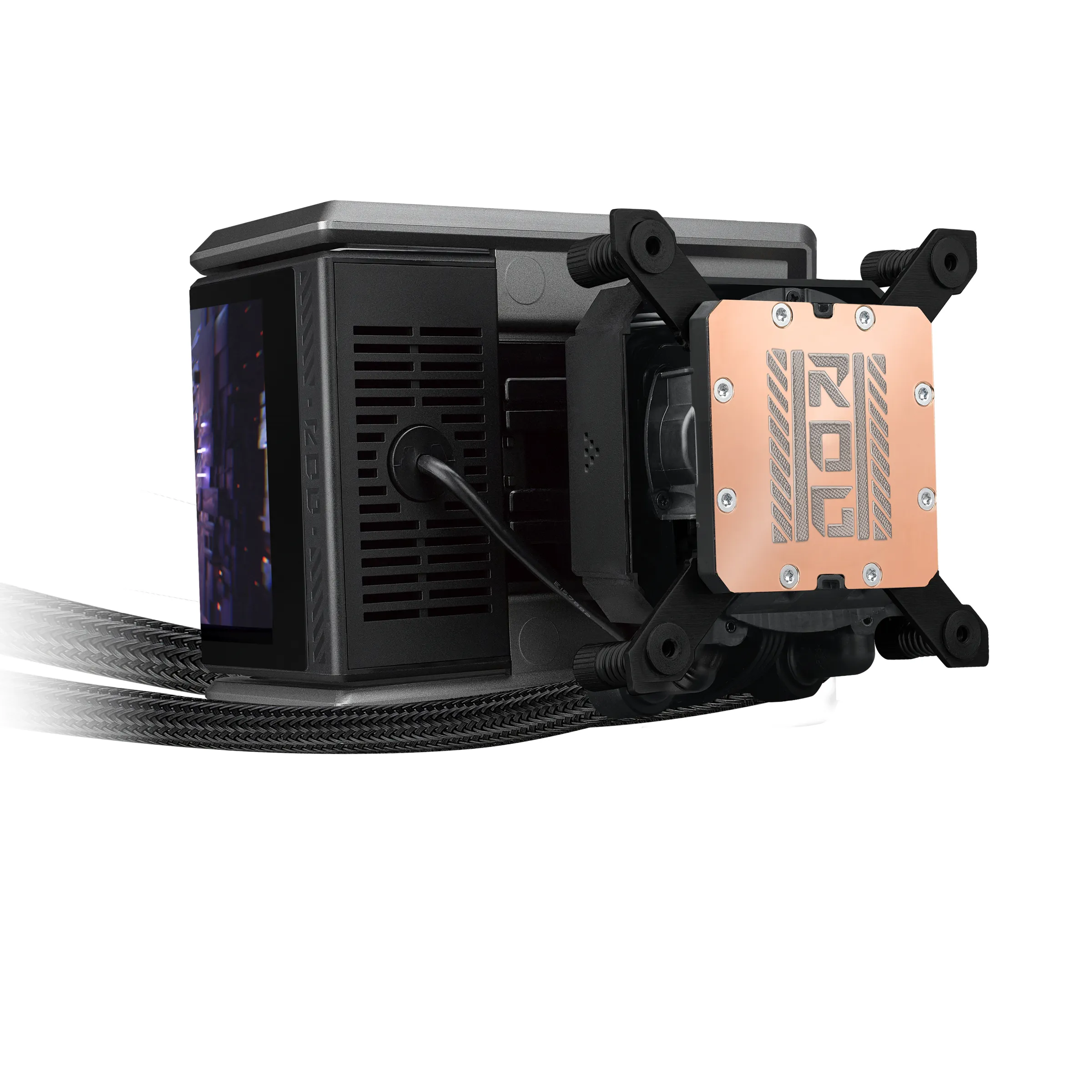 Asus ROG Ryuo IV 360mm ARGB -nestej&auml;&auml;hdytin, musta