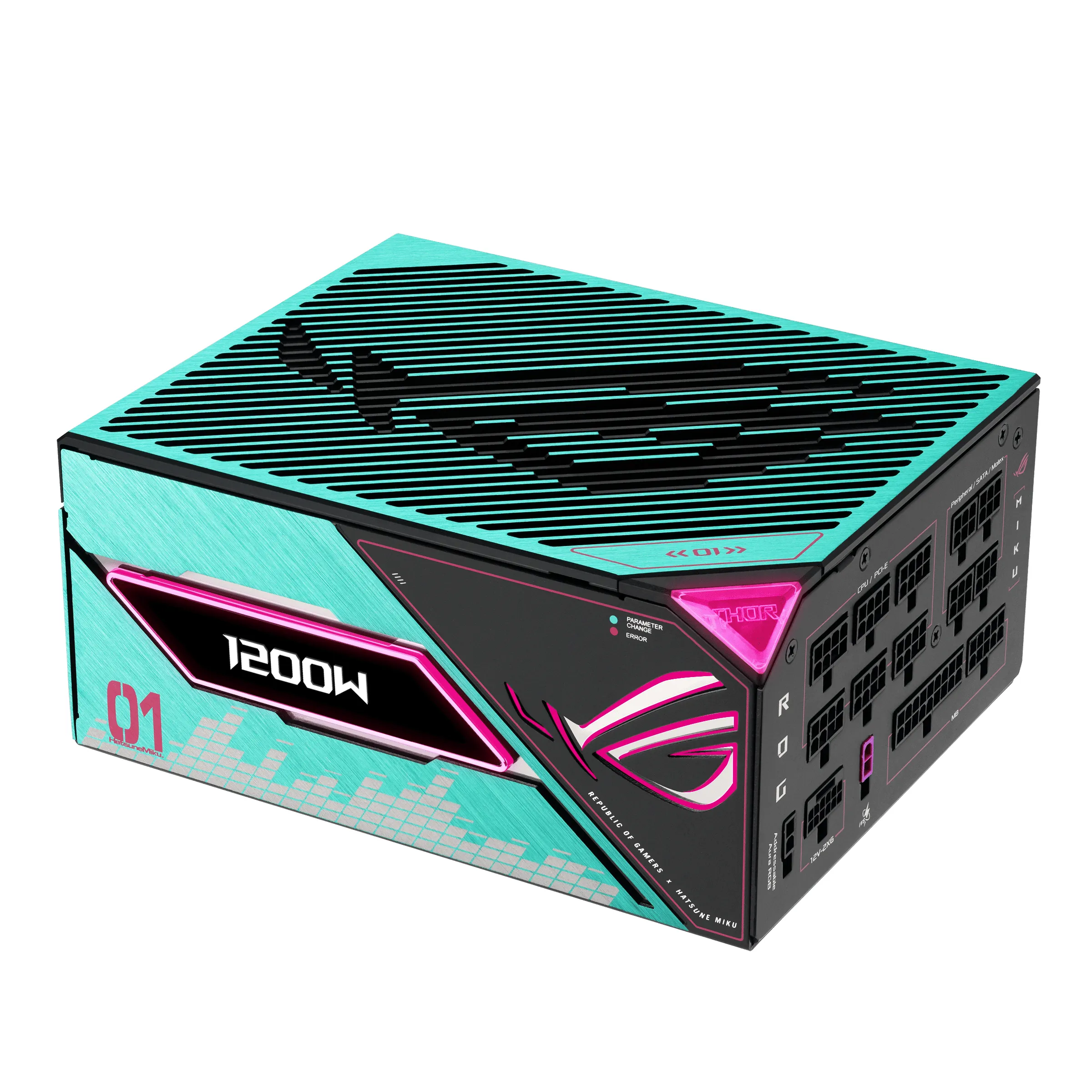 ASUS ROG Thor Platinum III Hatsune Miku Edition 1200W - PSU, 80 Plus Platinum