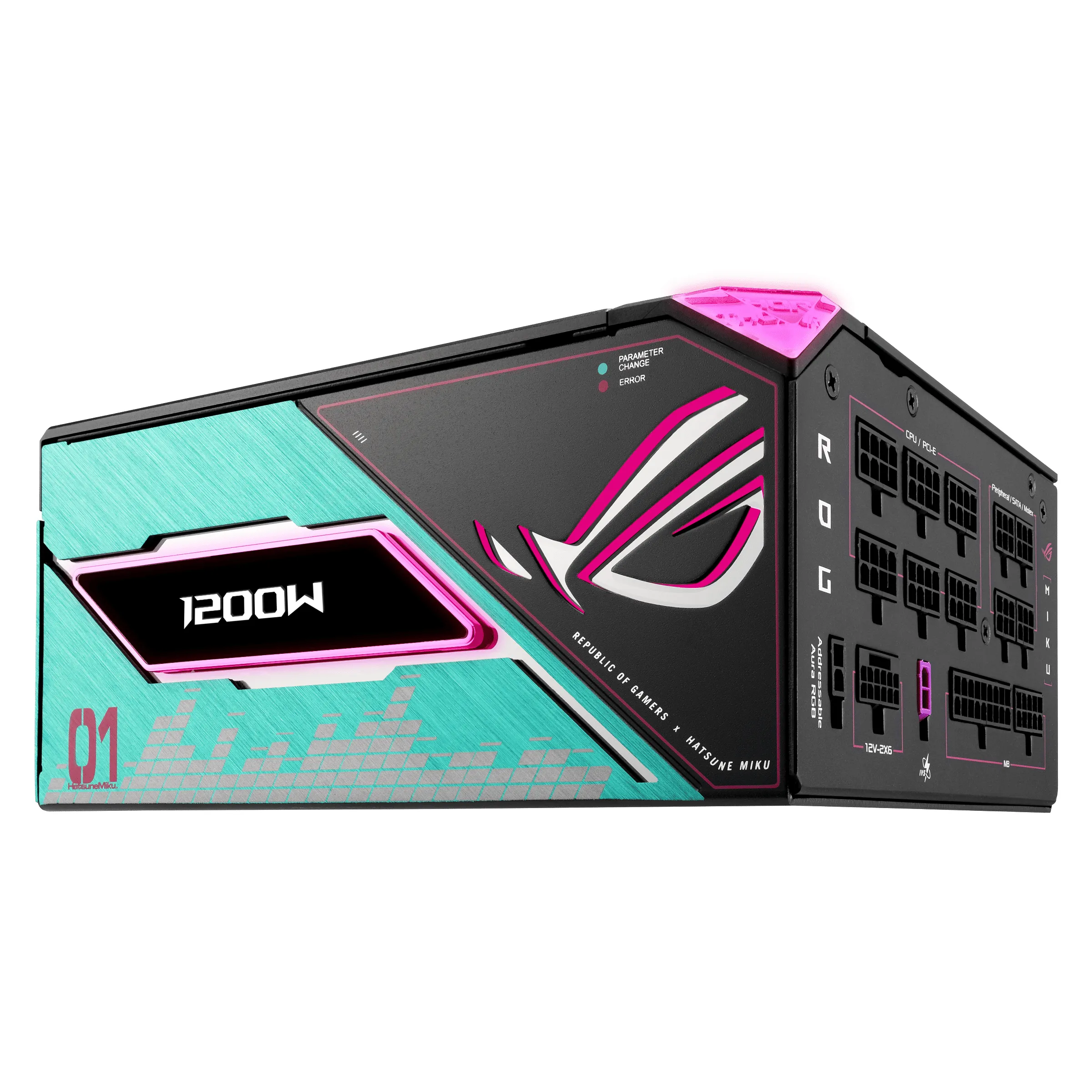 ASUS ROG Thor Platinum III Hatsune Miku Edition 1200W - PSU, 80 Plus Platinum