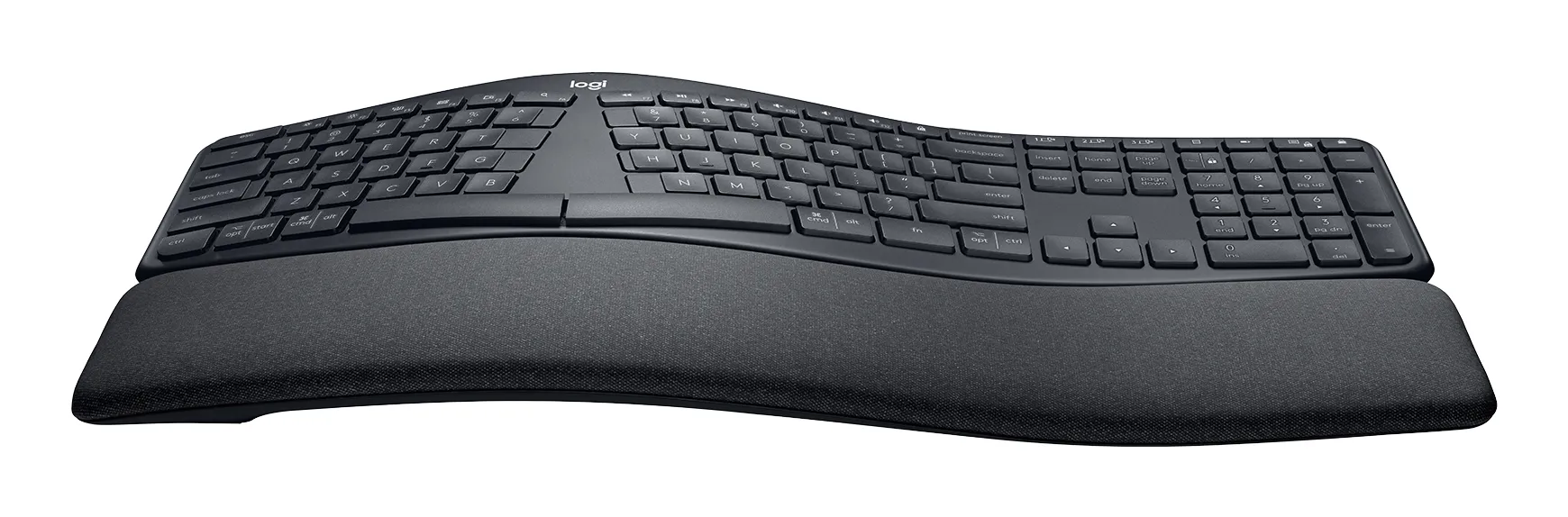 Logitech ERGO K860 for Business -langaton ergonominen n&auml;pp&auml;imist&ouml;, grafiitti