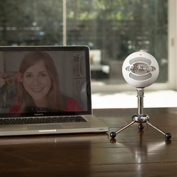 Blue Snowball USB Mic WHITE EMEA