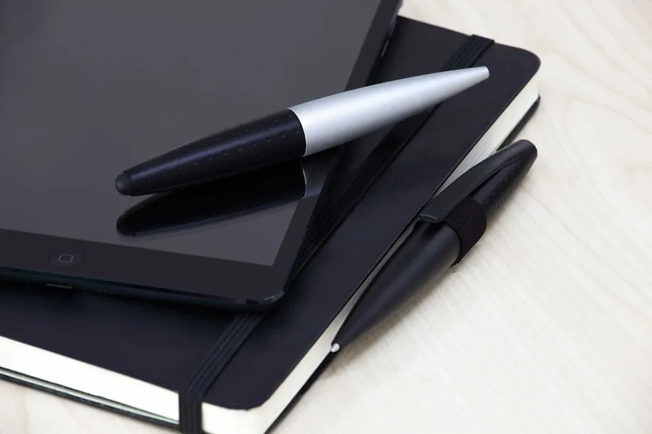 Just Mobile AluPen Twist Large, Silver ? Penna av aluminium f&ouml;r b&aring;de touchsk&auml;rm och papper.