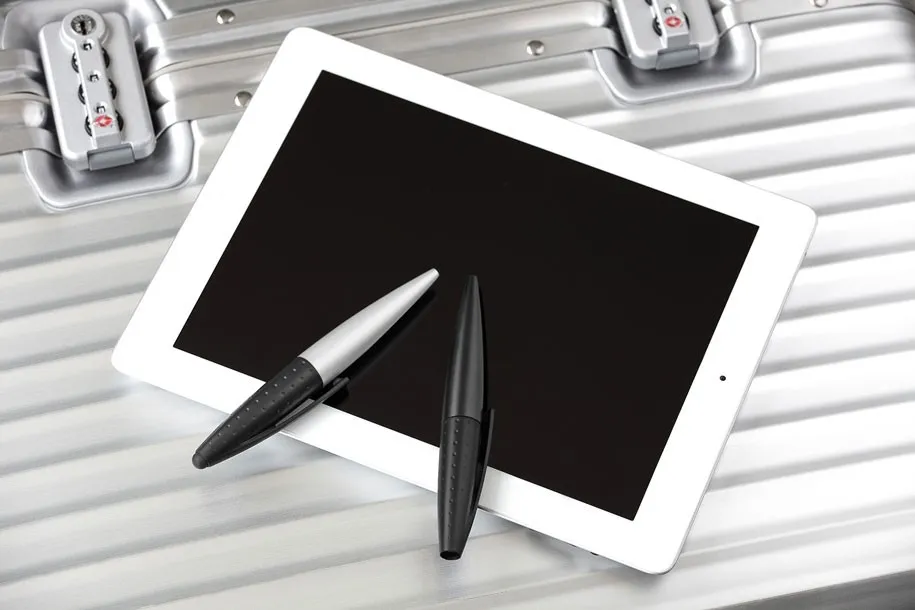 Just Mobile AluPen Twist Large, Silver ? Penna av aluminium f&ouml;r b&aring;de touchsk&auml;rm och papper.