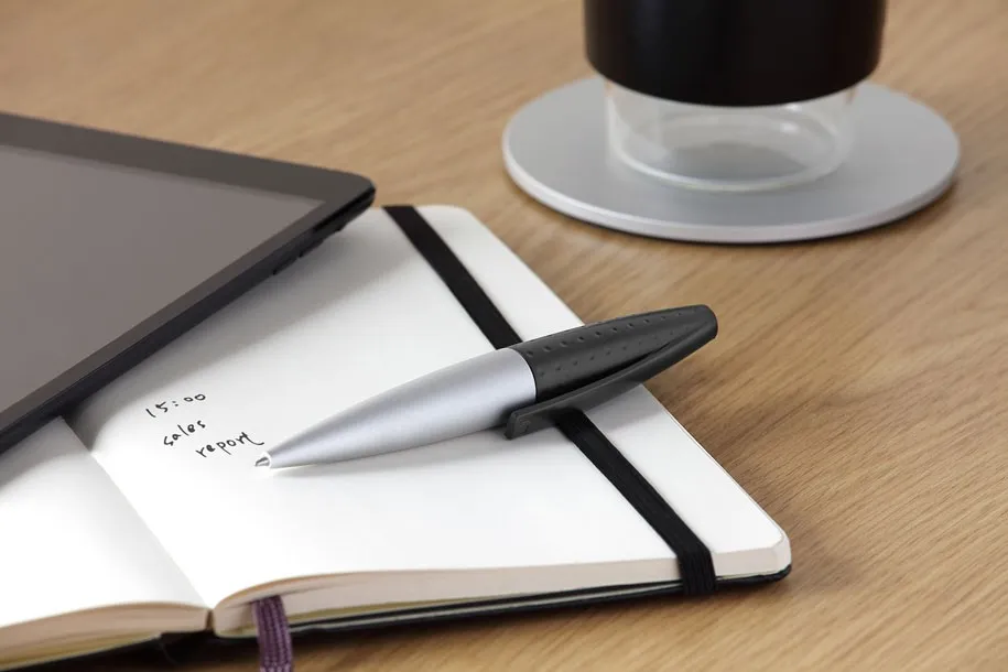 Just Mobile AluPen Twist Large, Silver ? Penna av aluminium f&ouml;r b&aring;de touchsk&auml;rm och papper.