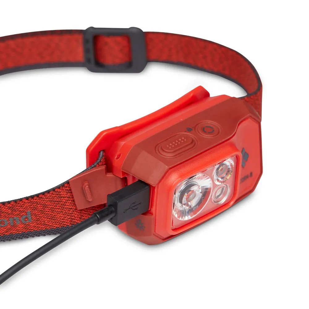 Black Diamond Storm 500-R headlamp, LED light (orange)