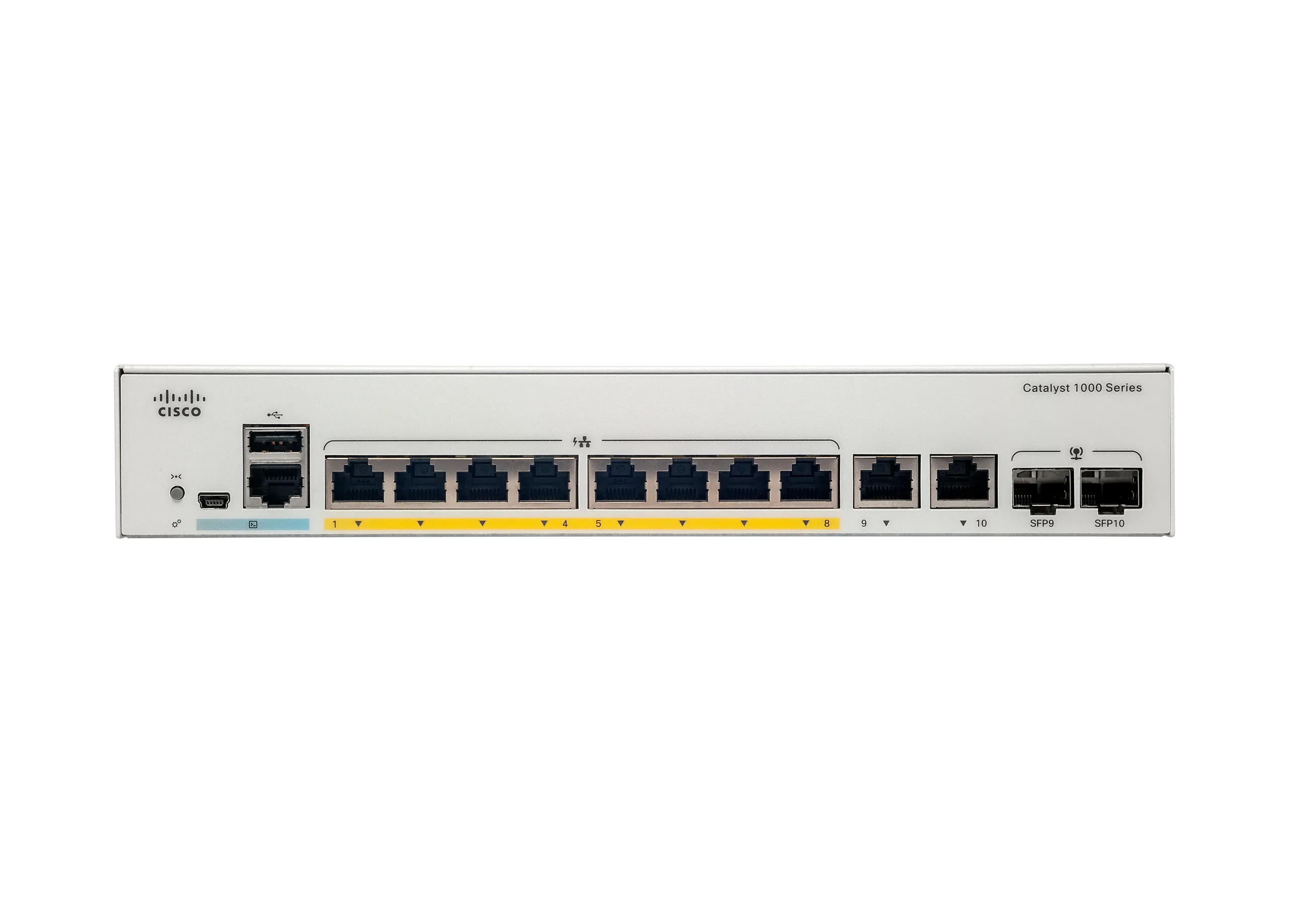 Catalyst 1000 8port GE Ext PS 2x1G SFP - (ei palautusoikeutta)