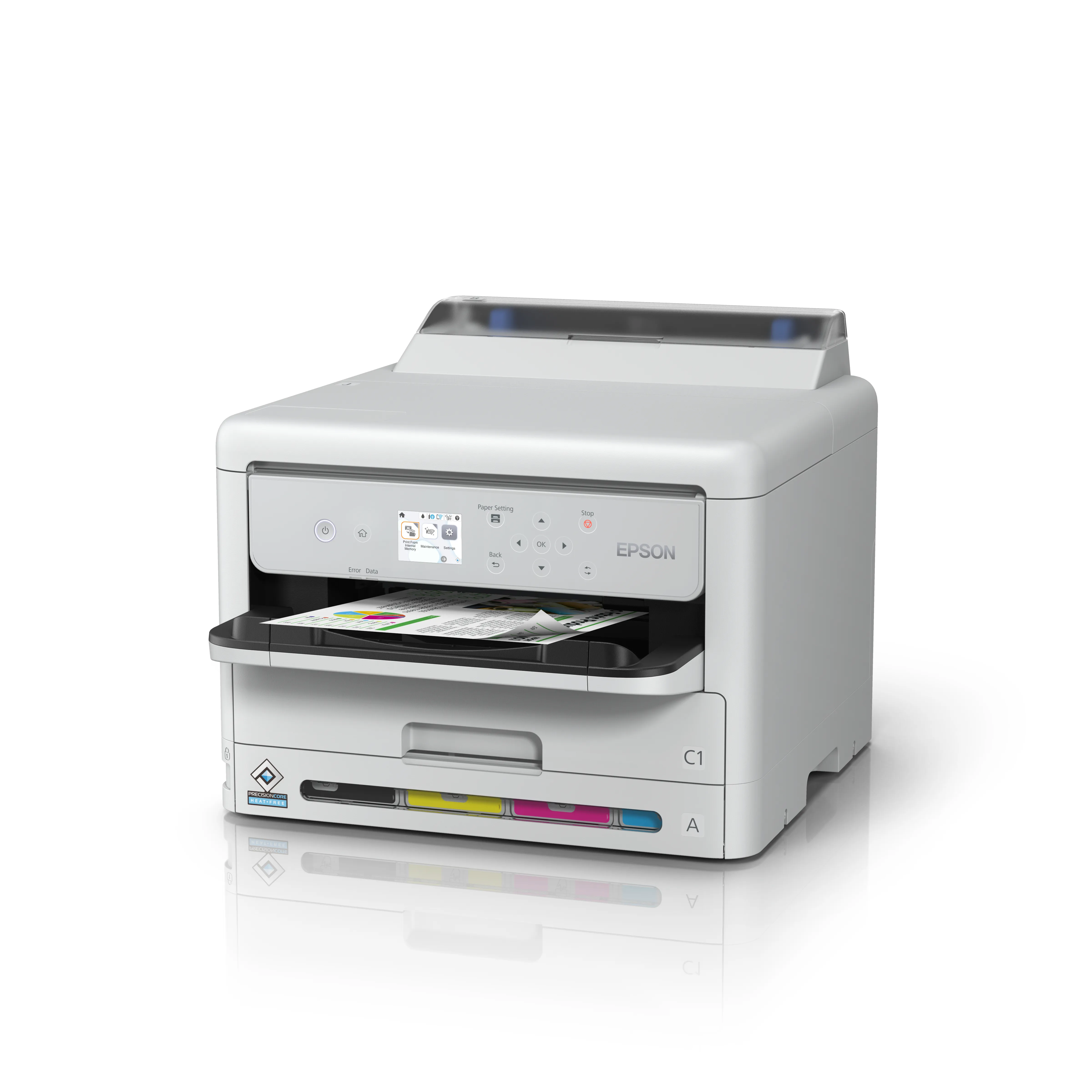 Epson WorkForce WF-C5390DW A4 - f&auml;rgbl&auml;ckstr&aring;leskrivare