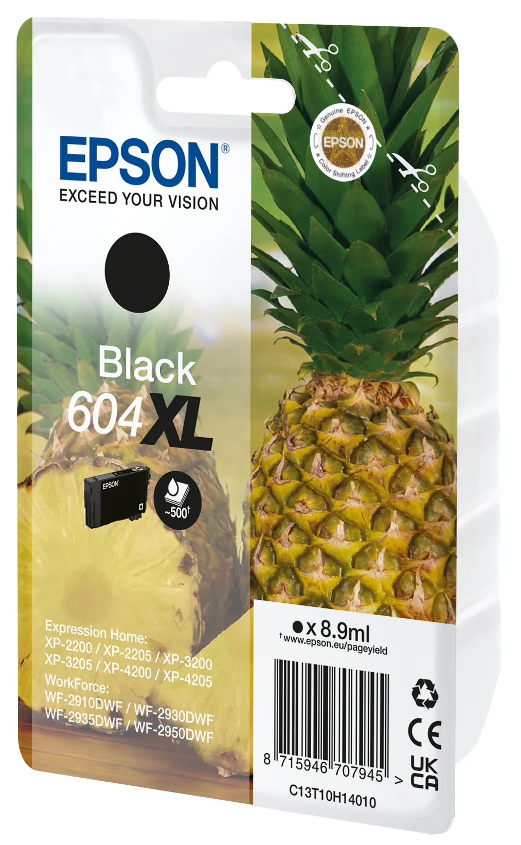 Epson 604XL ink cartridge, 8.9 ml, Black