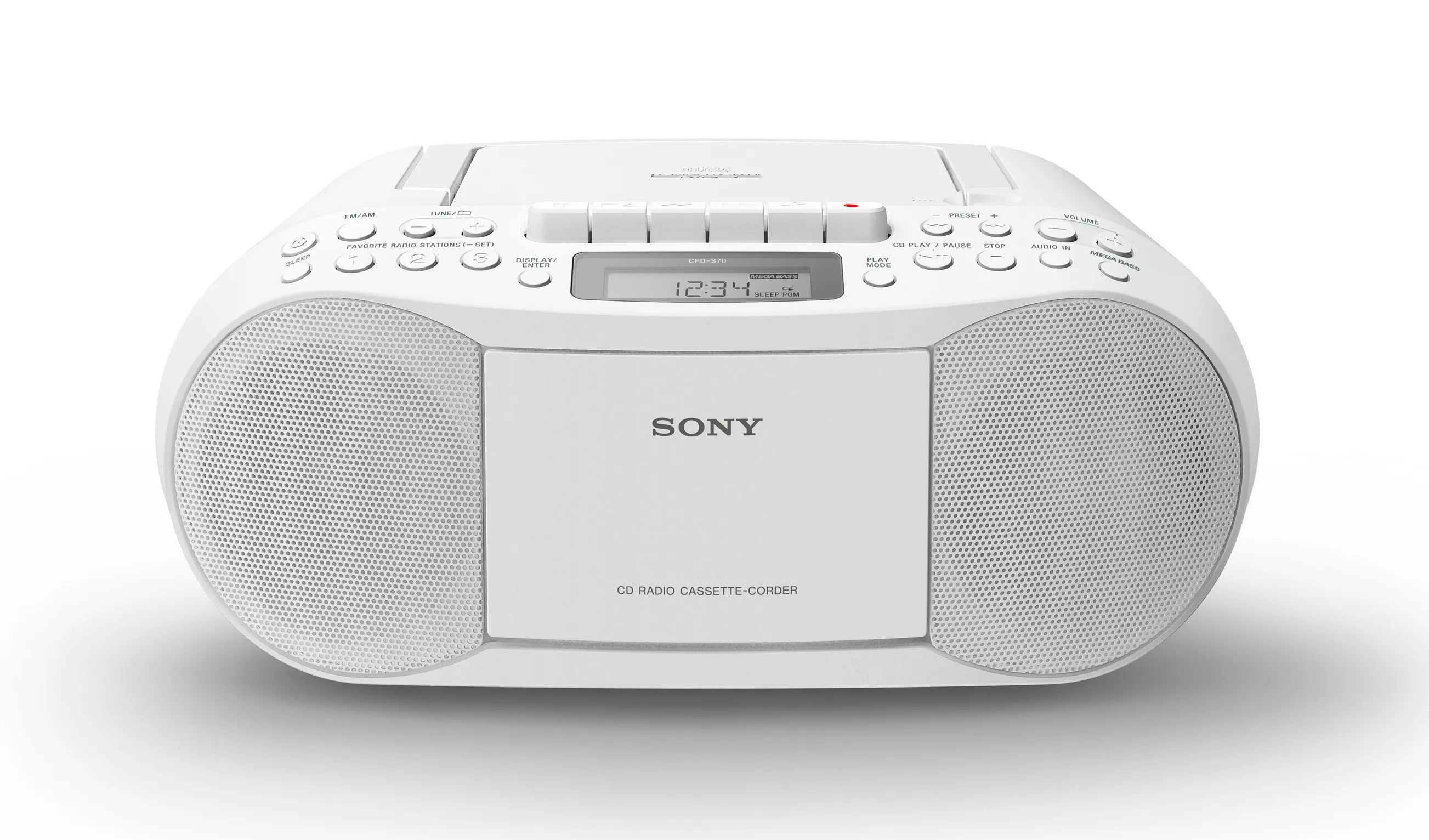 SONY CFDS70W.CED CD cassette boombox