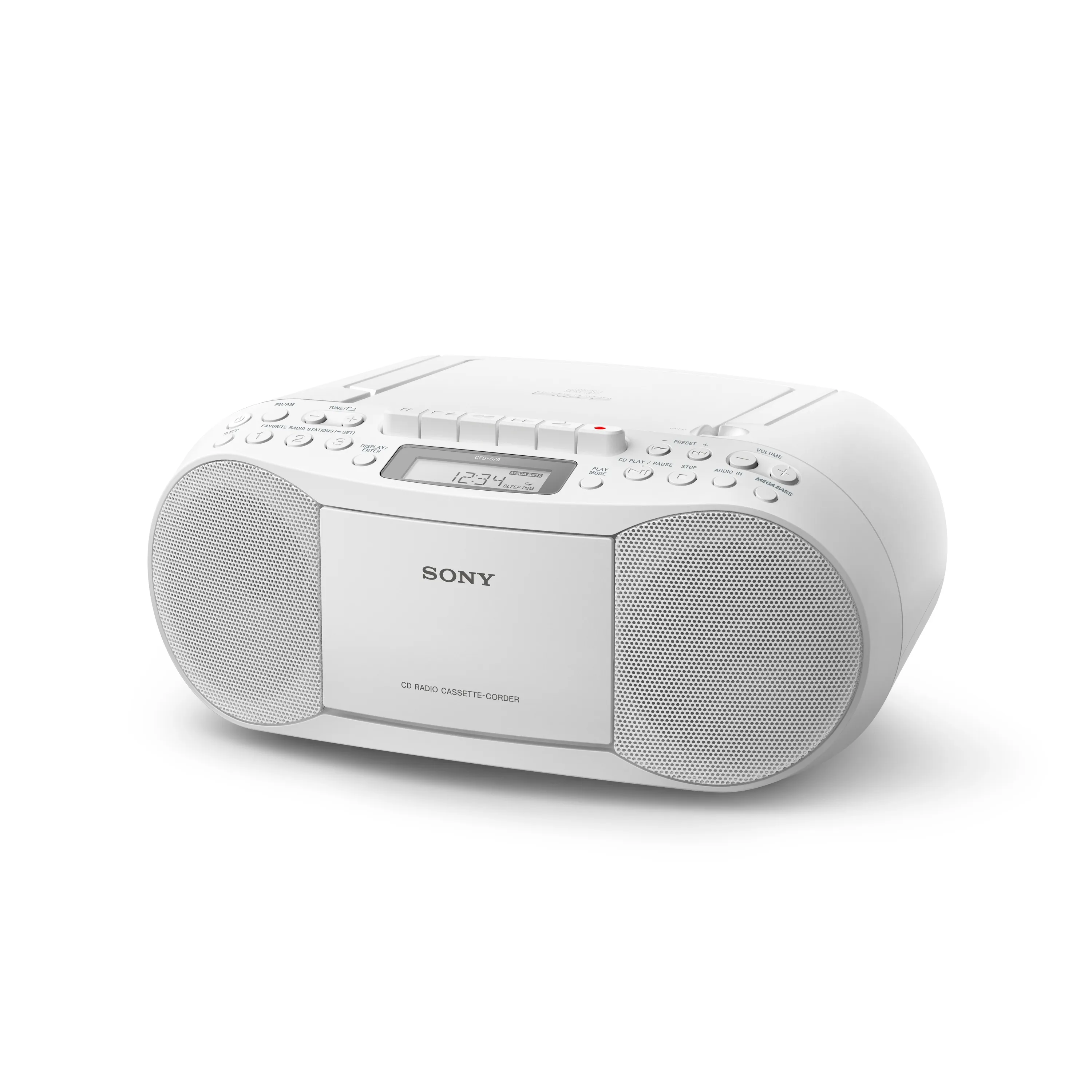 SONY CFDS70W.CED CD cassette boombox