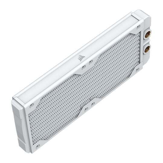 Corsair Hydro X Series XR5 240 mm V2 Custom Cooling -j&auml;&auml;hdytin - Valkoinen