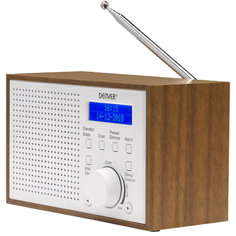 Denver DAB+ radio with built-in FM radio