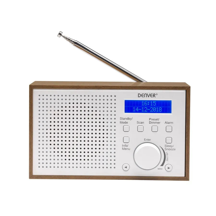 Denver DAB+ radio with built-in FM radio