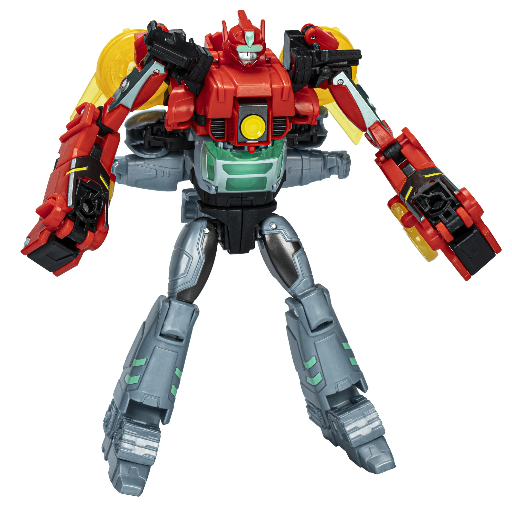 Hasbro Transformers EarthSpark Cyber-Combiner Terran Twitch and Robby Malto, toy figure