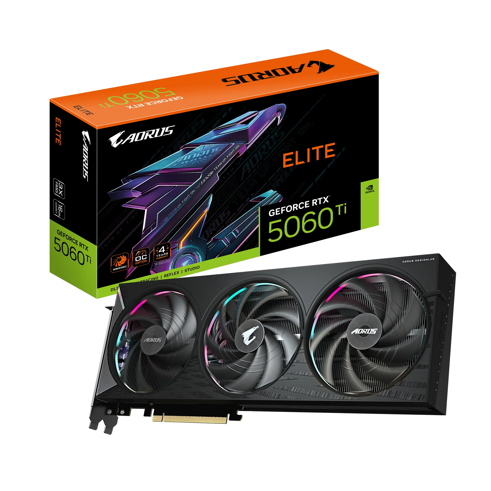 Gigabyte GeForce RTX 5060 Ti AORUS ELITE 16G - graphics card
