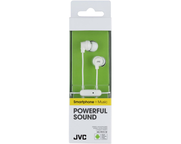 JVC H&ouml;rlur FR15 In-Ear Remote Mic Vit
