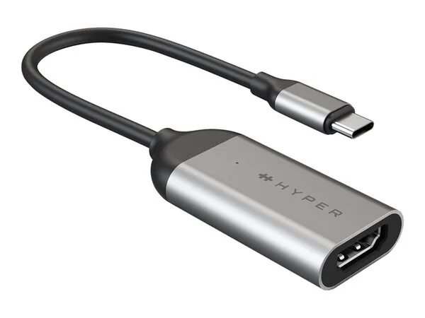 Targus HyperDrive USB-C to 8K 60Hz / 4K 144Hz HDMI -adapteri, Silver