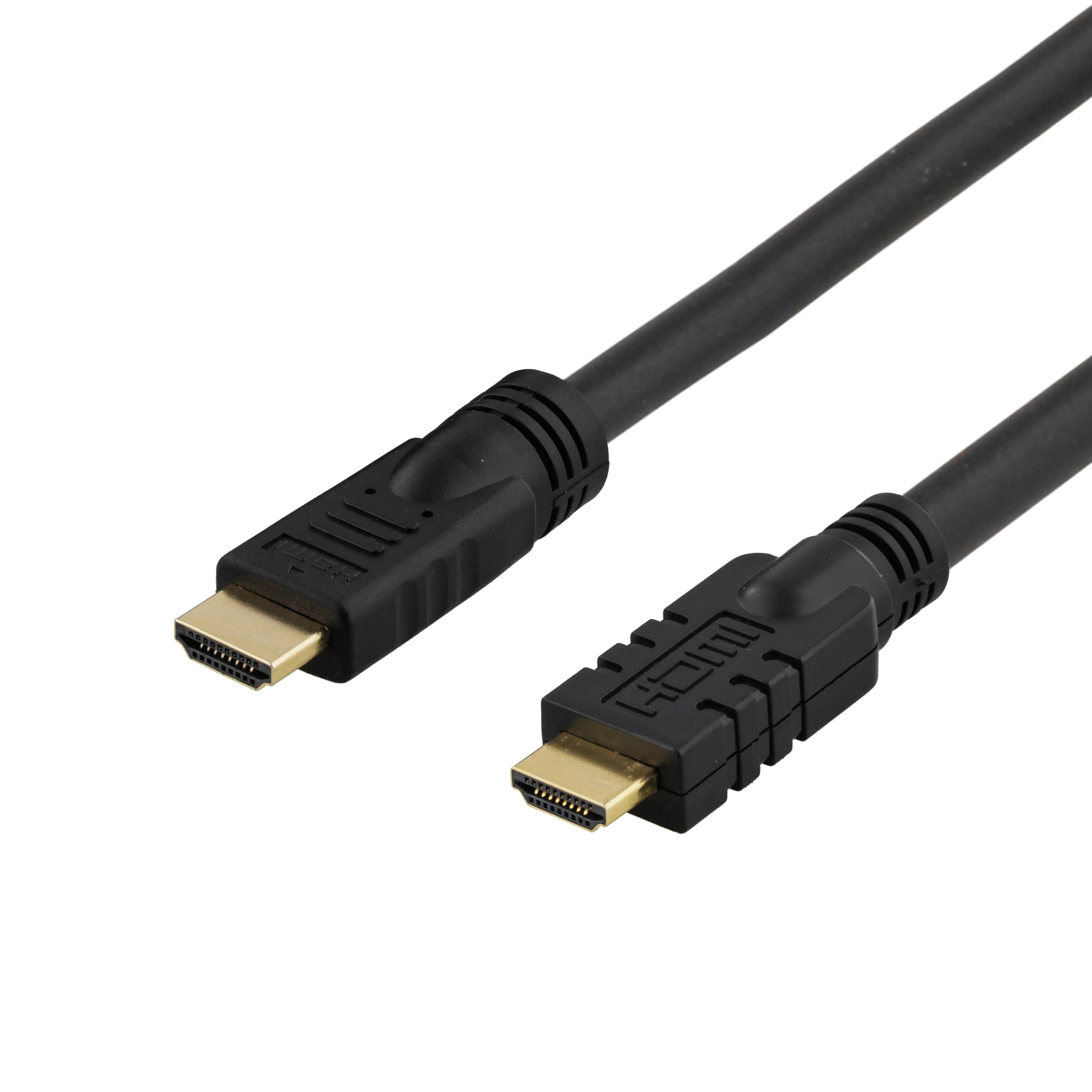 Deltaco HDMI-1250 Active HDMI 1.4 -kaapeli, jossa Ethernet, 25 m, musta