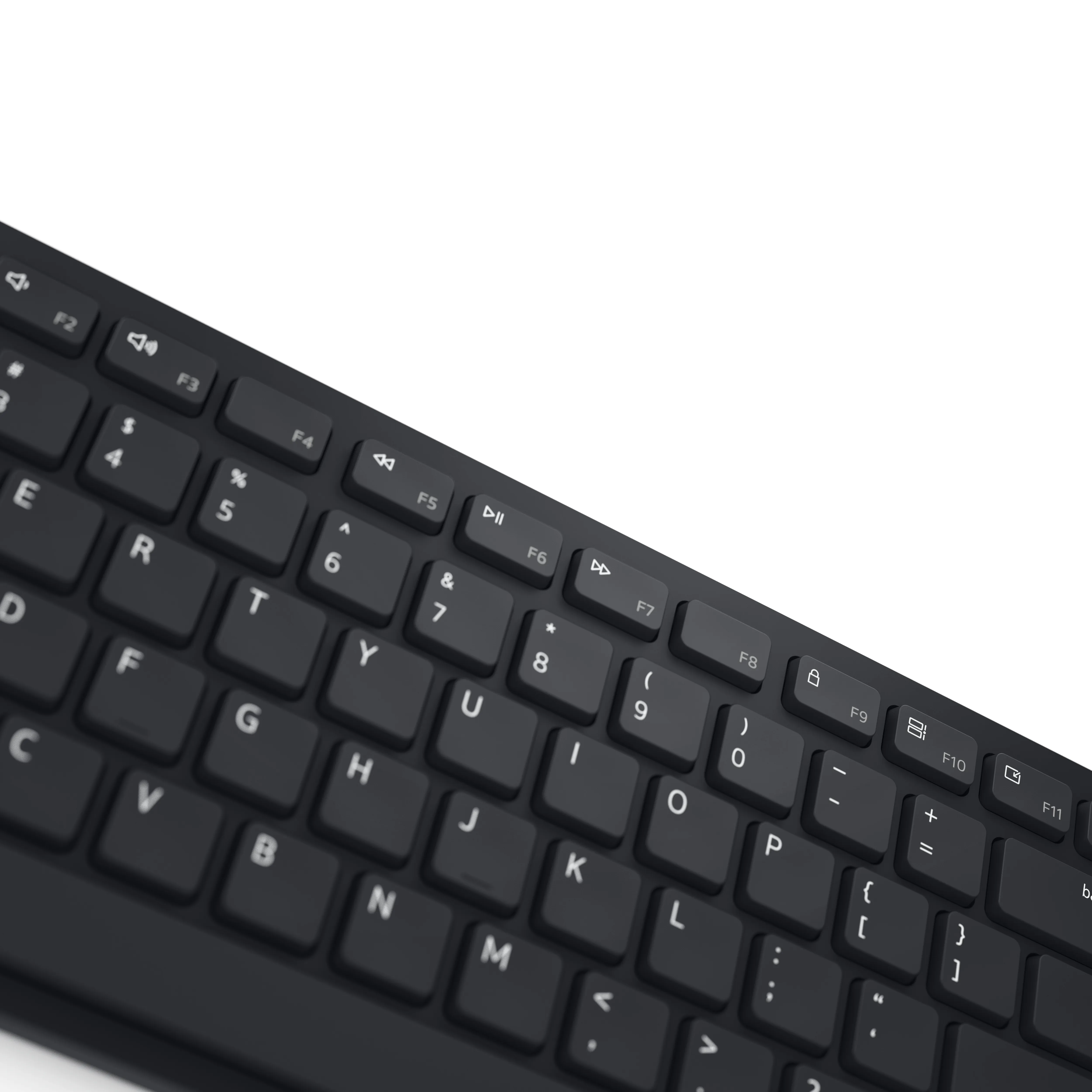 Dell Pro KM5221W Wireless Ergonomic Keyboard and Mouse, Black