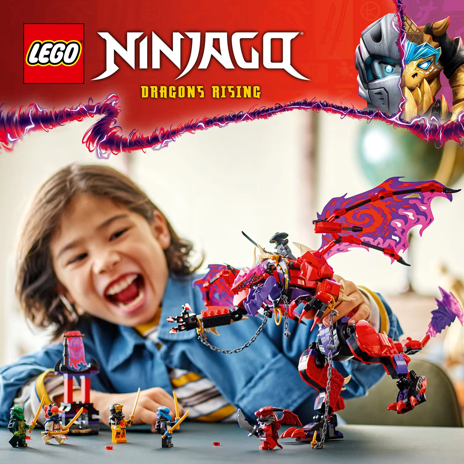 LEGO NINJAGO Kaaoslohik&auml;m&auml; Thunderfang 71832