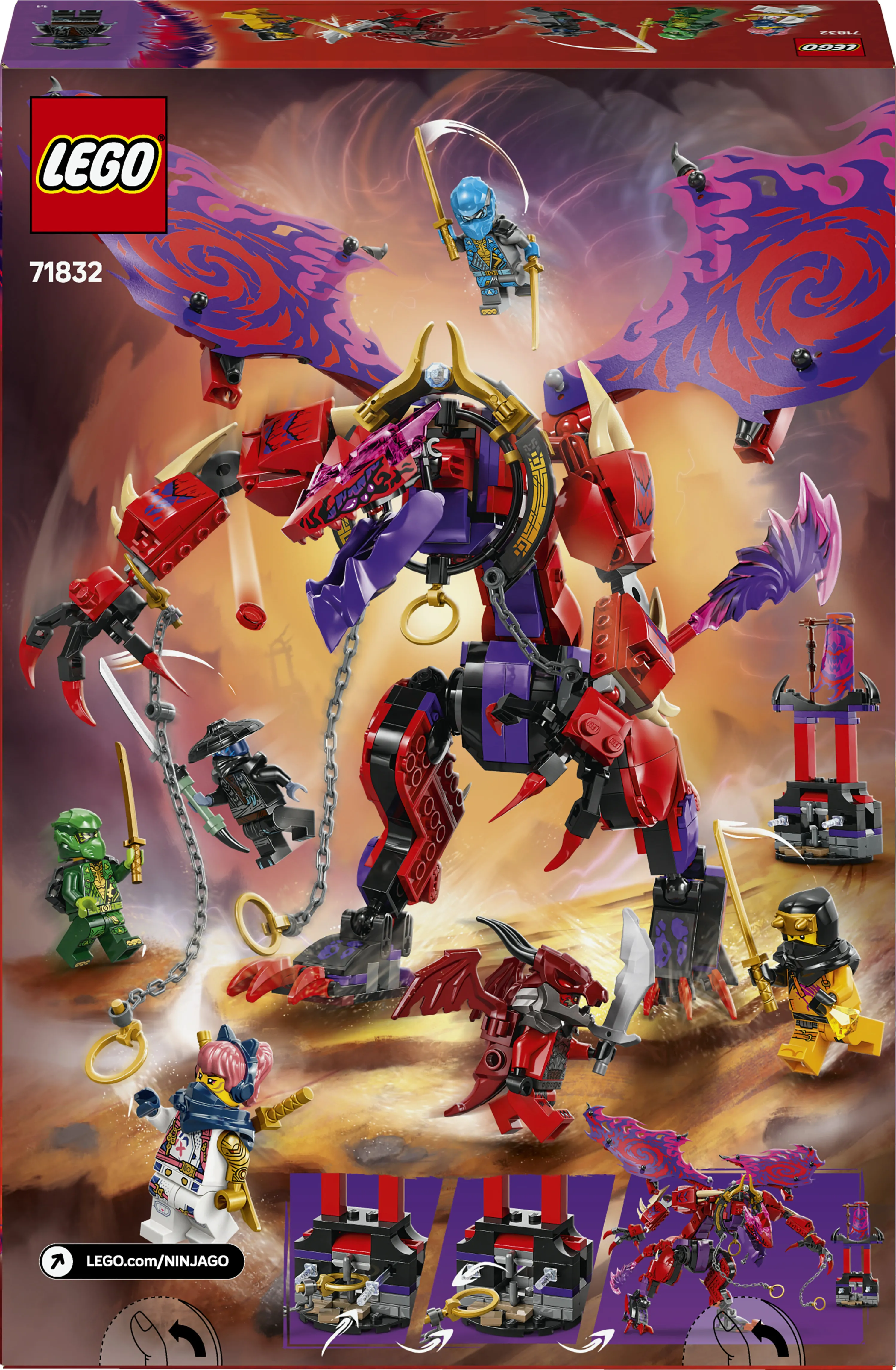 LEGO NINJAGO Kaaoslohik&auml;m&auml; Thunderfang 71832