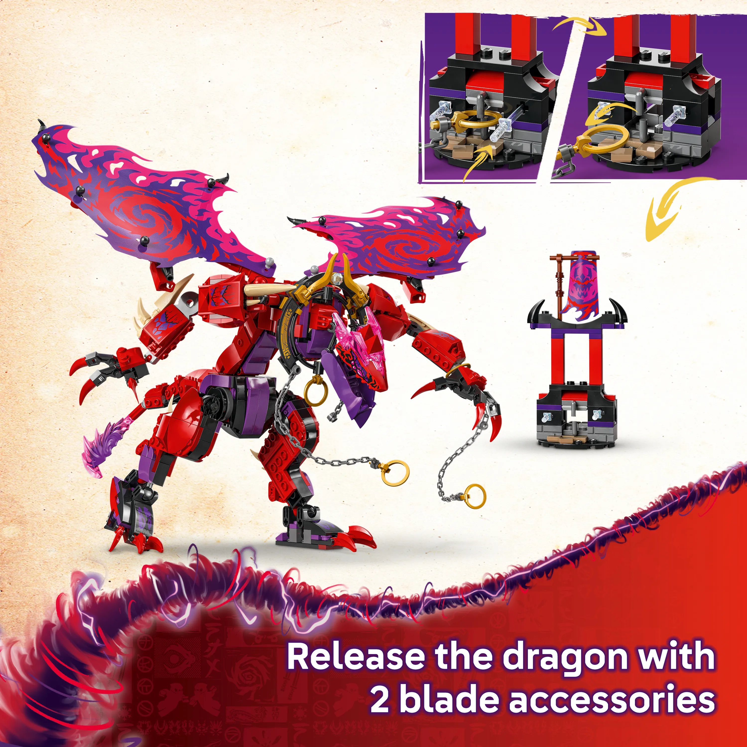 LEGO NINJAGO Kaaoslohik&auml;m&auml; Thunderfang 71832