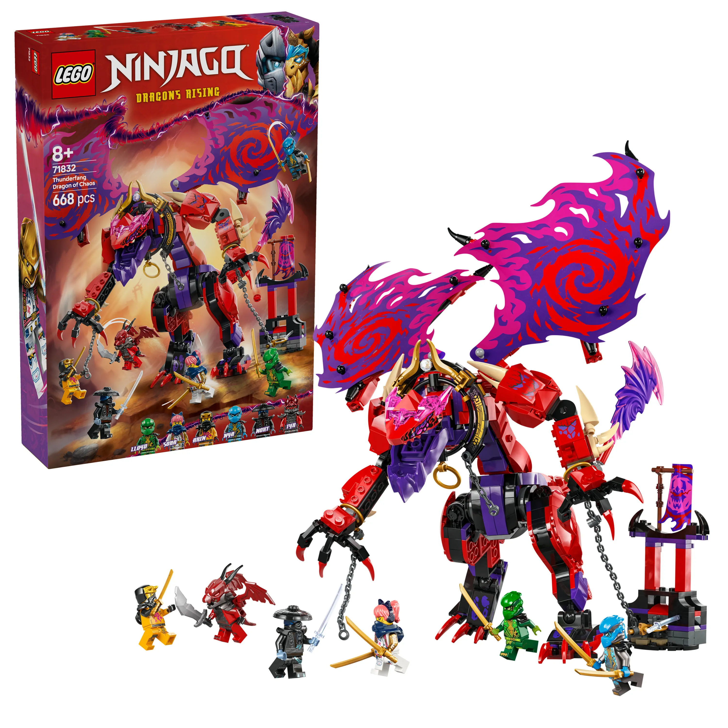 LEGO NINJAGO Kaaoslohik&auml;m&auml; Thunderfang 71832