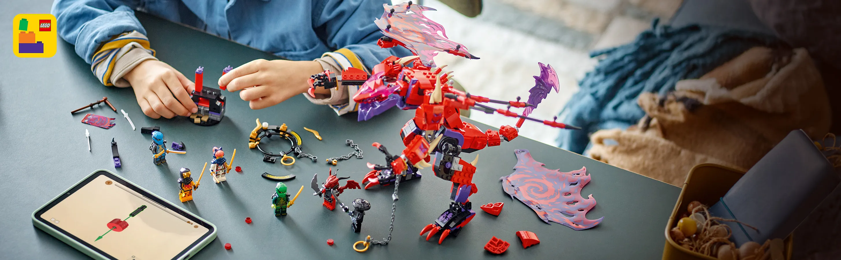 LEGO NINJAGO Kaaoslohik&auml;m&auml; Thunderfang 71832